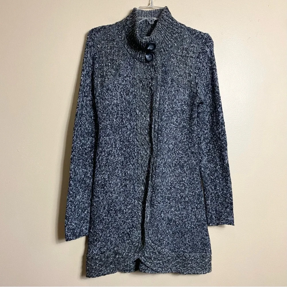 Prana Angelica Duster Cardigan Coal Gray